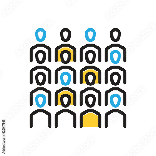 Multi color icon for cluster