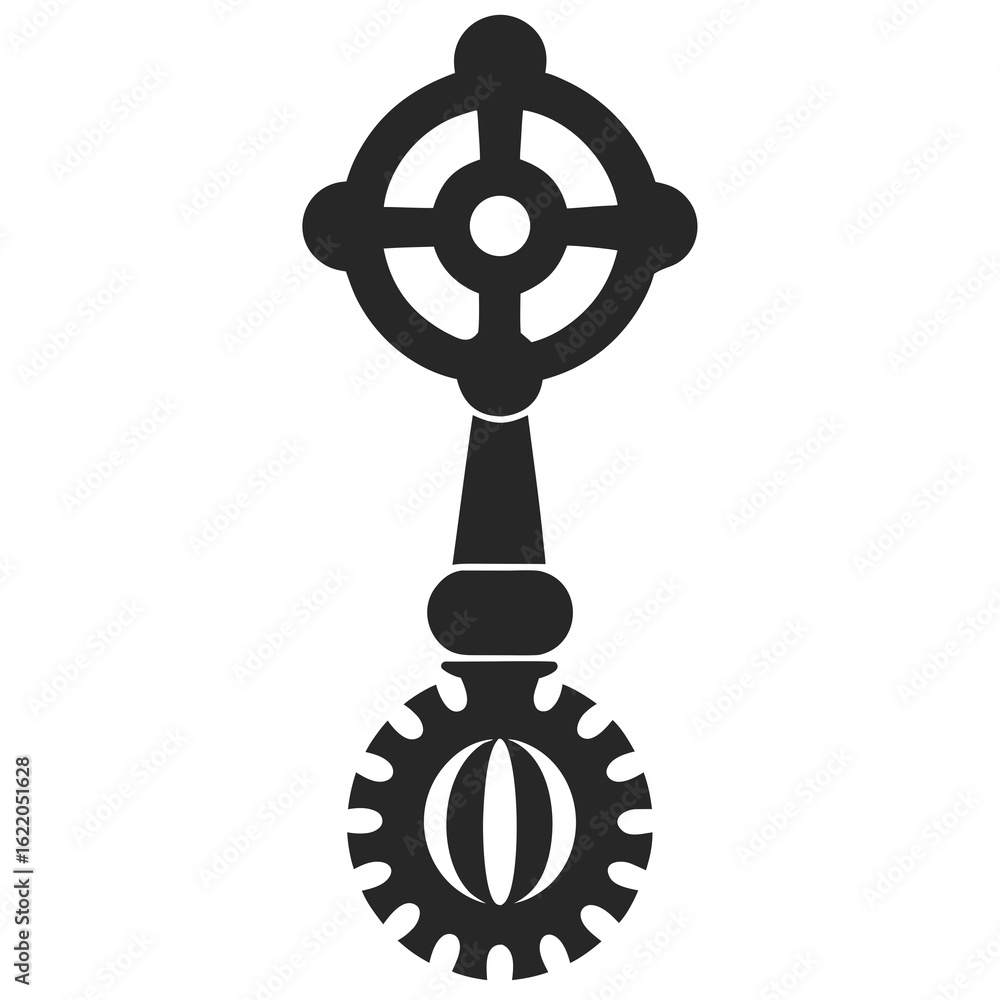 Obraz premium Toy Grabber silhouette vector illustration