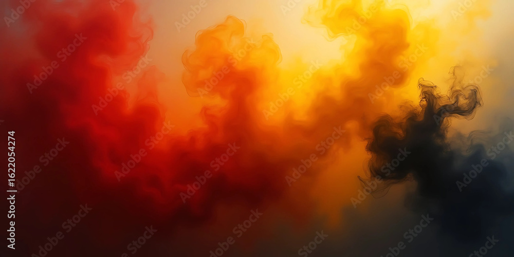Fototapeta premium Black Brown Red Burnt Orange Amber Yellow Gold background