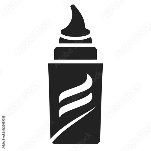Tooth Paste silhouette vector illustration