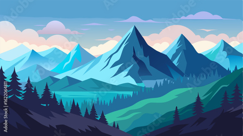The crisp mountain air fills your lungs as you climb higher offering breathtaking views of the sprawling forest and distant peaks a reminder of the beauty and vastness of nature.
