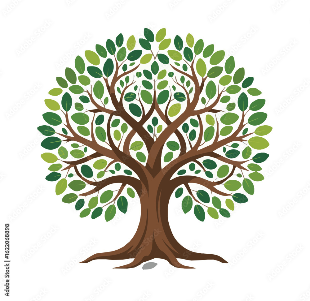 Fototapeta premium tree with green leaves