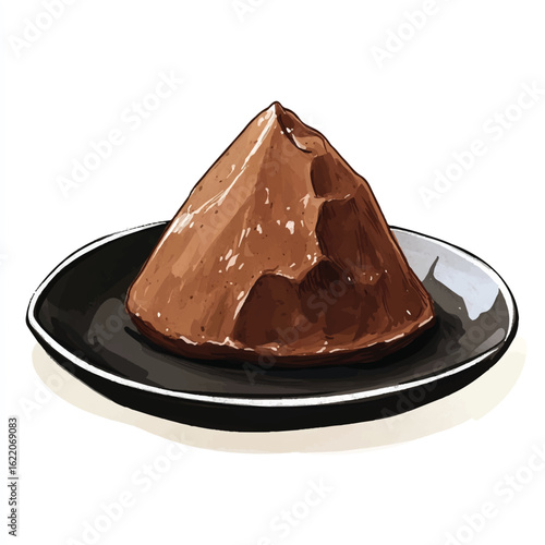 a cute Artisan chocolate mousse