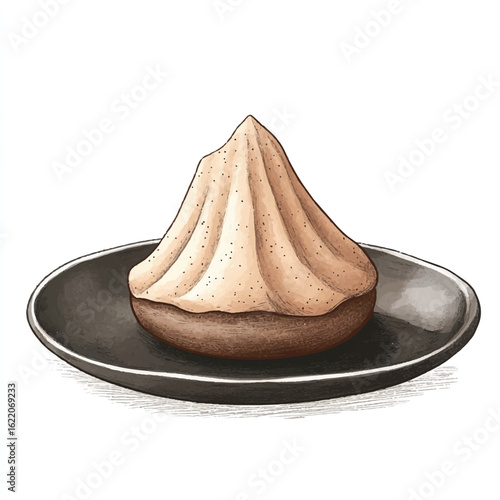 a cute Artisan chocolate mousse
