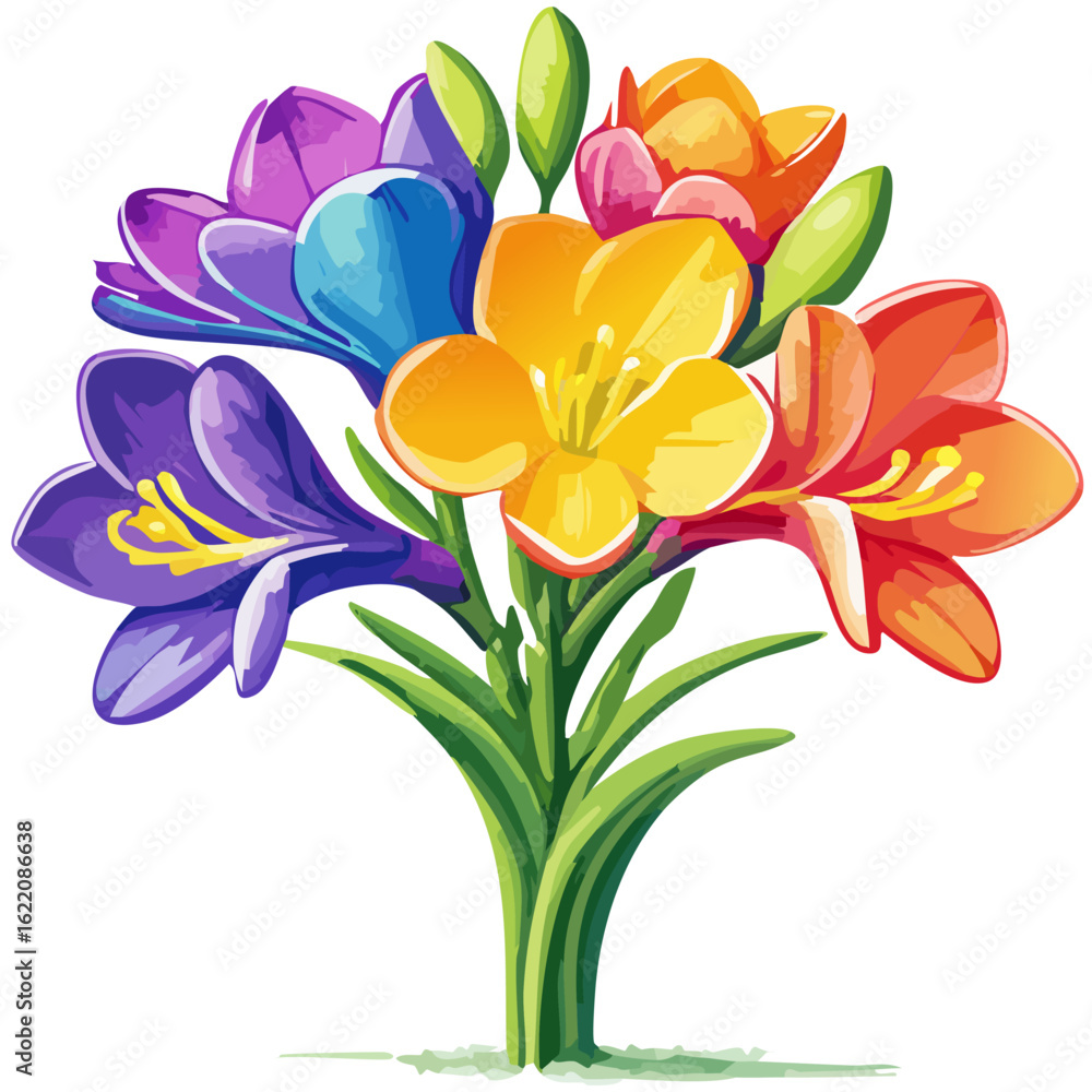 Naklejka premium Freesia refracta 