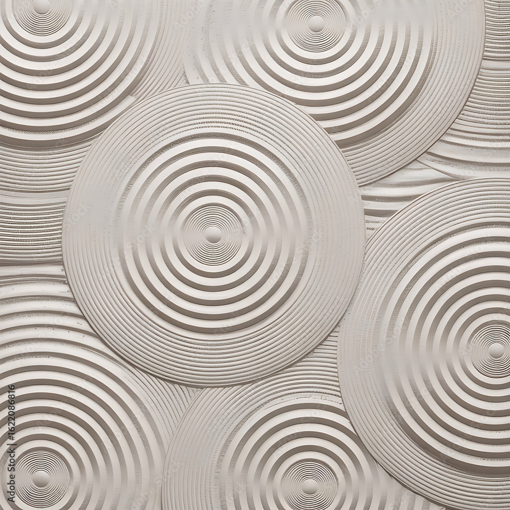 Fototapeta premium Concentric circles pattern abstract texture background
