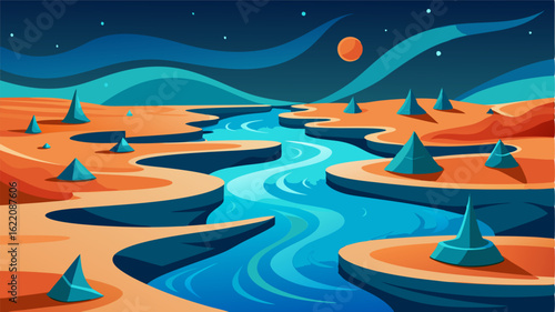 The deltas evershifting sandbars and shifting currents create a dynamic landscape constantly reshaping and reinventing itself with every passing tide.