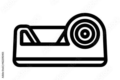 Tape Dispenser Icon Vector Design Simple and Modern Office Supply Icon