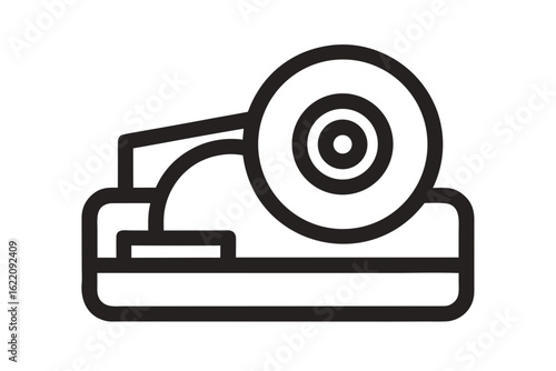 Tape Dispenser Icon Vector Design Simple and Modern Office Supply Icon