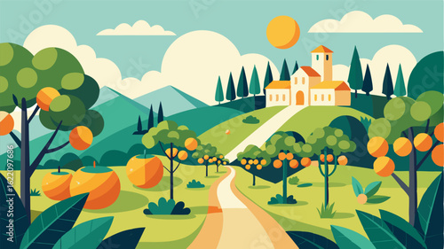 Sundappled orchards and citrus groves provide a refreshing break from the citys concrete jungle.
