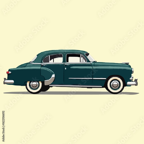 Timeless elegance captured in a classic vintage automobile, showcasing iconic design and automotive history with a sophisticated charm that evokes nostalgia and luxury.