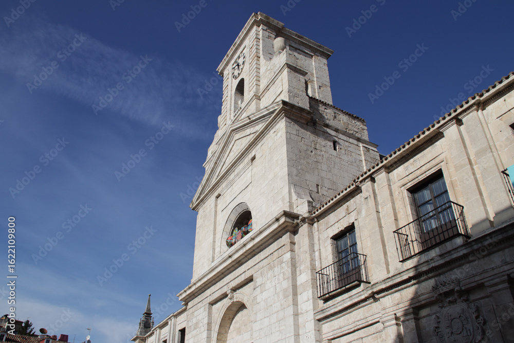 Fototapeta premium church of the st john monastery in burgos in spain 