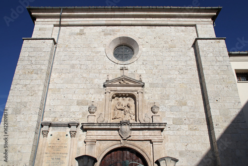 Fototapeta church of the st jose and ste ana moanstery in burgos in spain