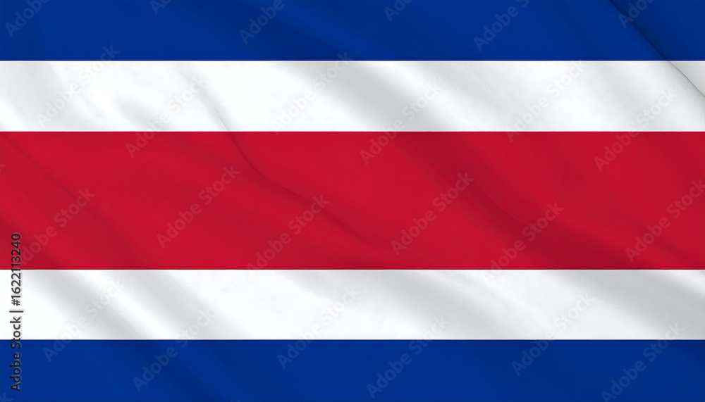 Naklejka premium Costa Rica national flag