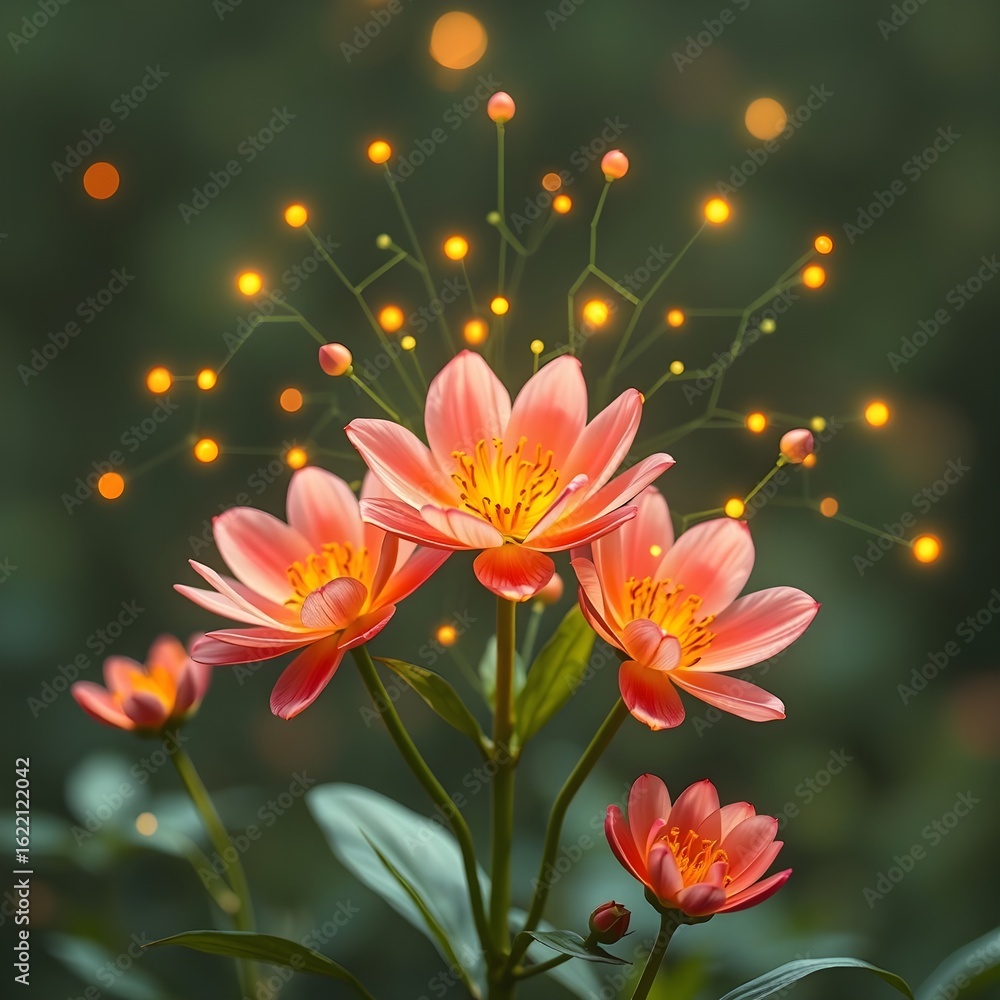 Naklejka premium Synthetic Blossom