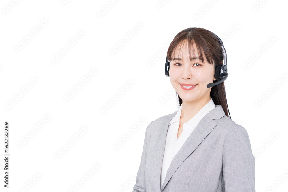 オペレーターの女性。 オペレーターの女性。