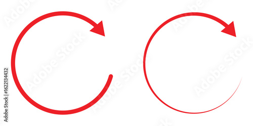 circle arrow icon set. refresh and reload icon set. recycle arrow vector icon, recycling symbol, reuse sign, recycle eco icon, decompose, eco friendly, vector illustration on transparent background
