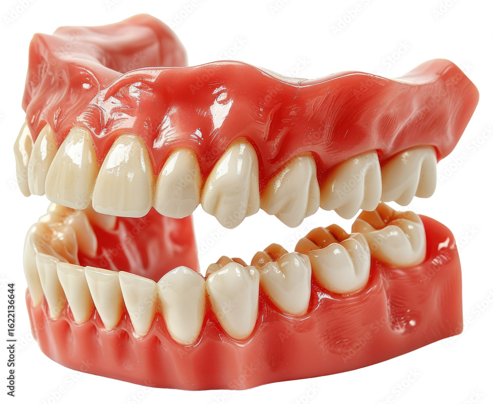 Obraz premium Dentist dental model dessert person mouth.