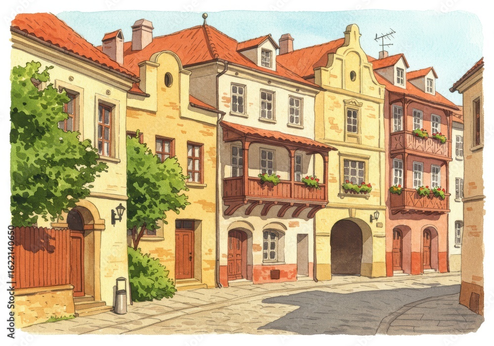 Obraz premium Magical night landscape with a luminous moon over a serene lake