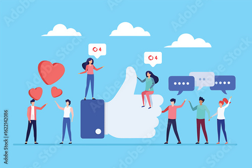 Personal trainer helping woman lift dumbbells in home gym workout. Healthy lifestyle vector illustration.