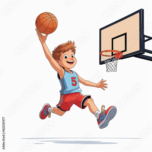 basketball player with ball