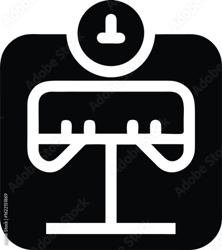 Weight scale icon