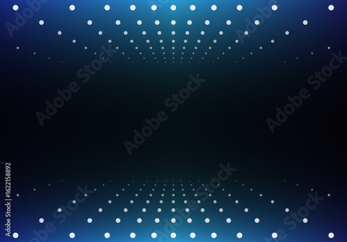 光の点のデジタル空間の背景素材