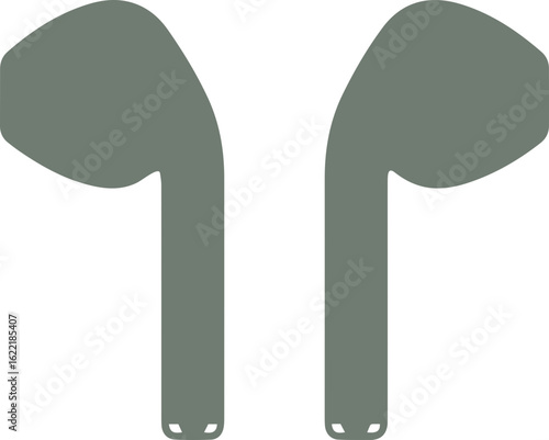 air pod icon vector transparent 
