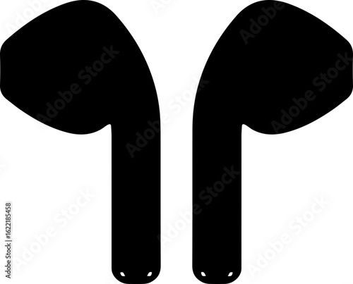air pod icon vector transparent 