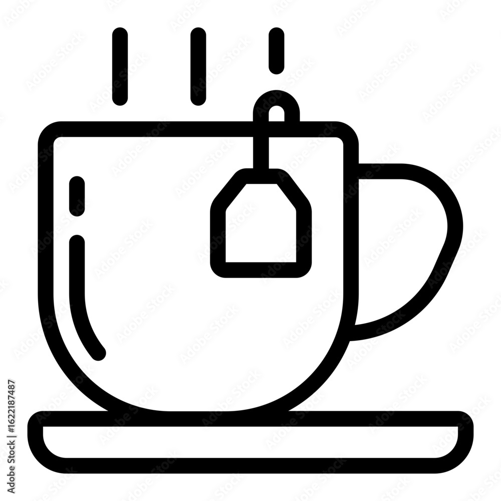 Obraz premium tea cup icon
