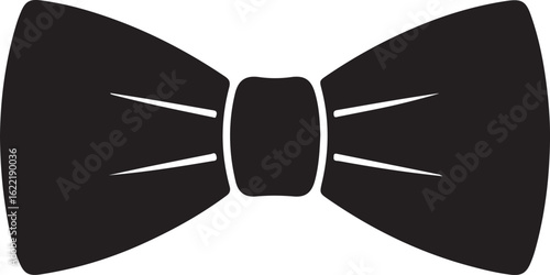 Bow icon in trendy flat style isolated on white background. Ribbon symbol for your web site design, logo, app, UI
