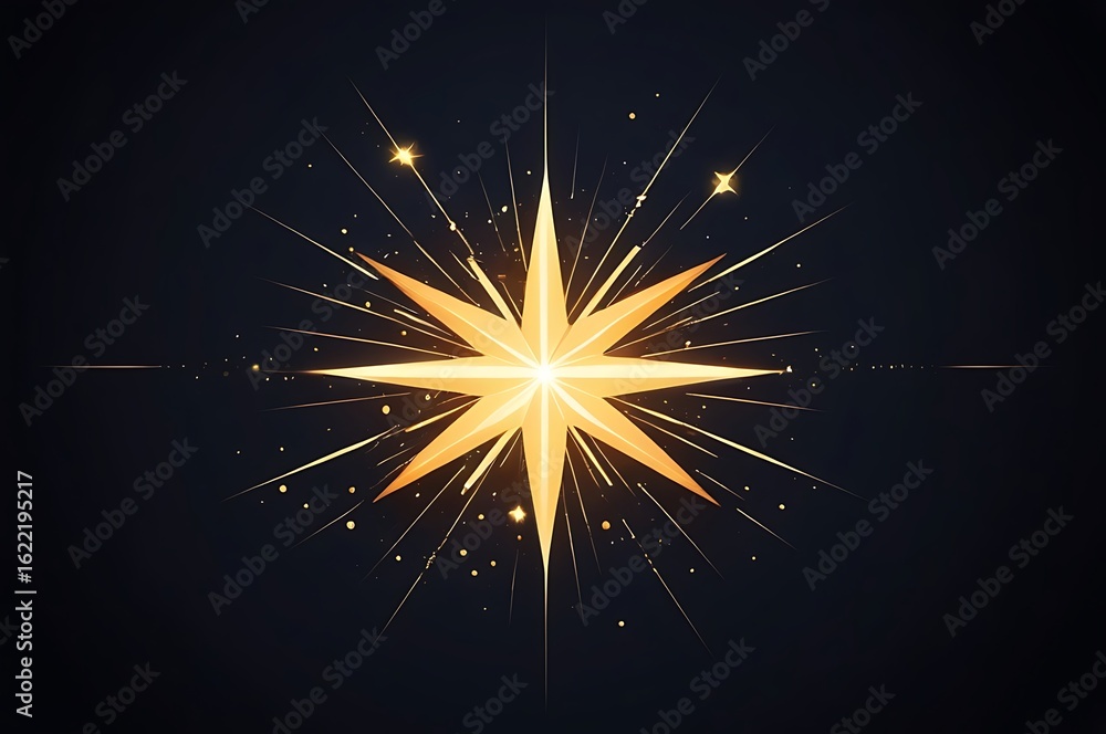 Fototapeta premium The Effect Of The Luminous Light. They Are Sparkling And Bursting.