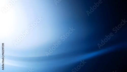 4K Abstract Horizon Gradient Background White to Navy Blue with Smooth Motion Lines and Text Space