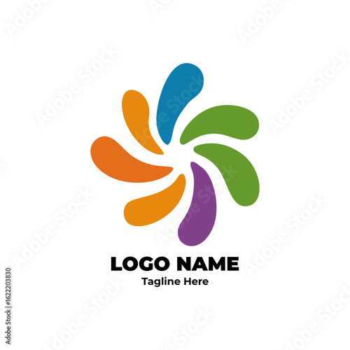 Collaborative Human Network Icon: Trust, Unity, and Global Community Building Symbol