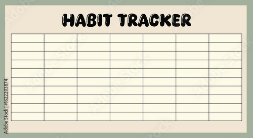 Template habits tracker, Weekly and Daily Project Planning Schedule, Planner. Weekly and daily organizers for schedule list with checklists