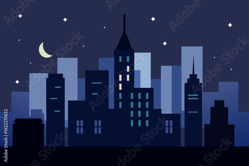 night city skyline