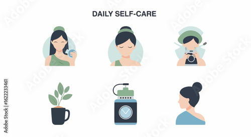Daily Self Care Illustration