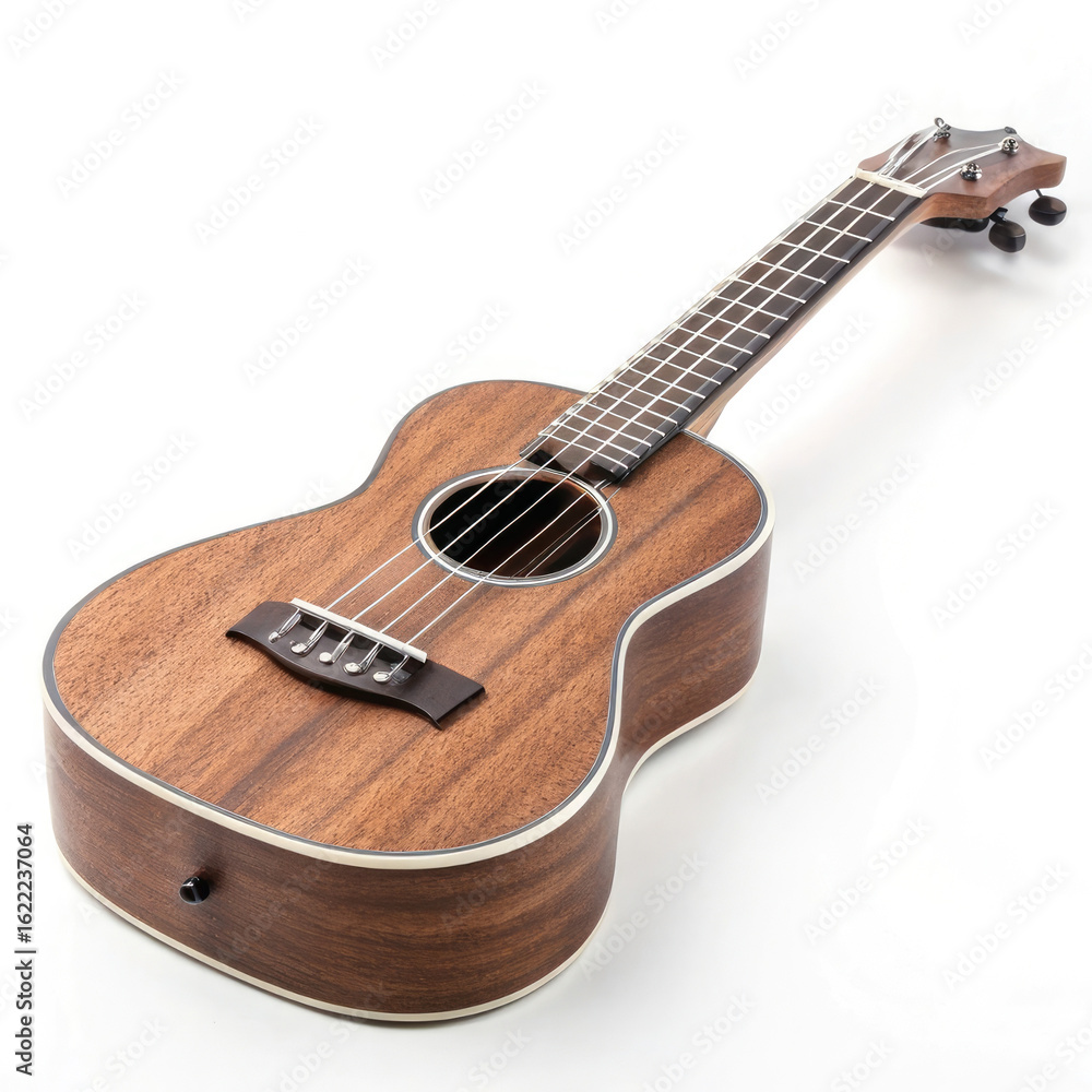 Fototapeta premium acoustic guitar isolated on white
