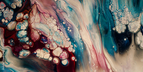 Abstract Art Design Blending Texture, Light, and Water
