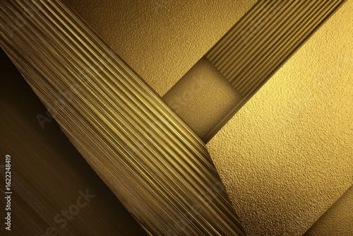 Gold geometric abstract design