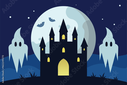 castle in the night