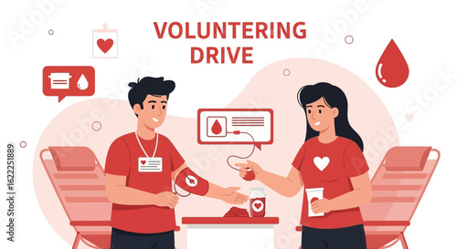 Blood Donation Drive For Save Lives And Increase Public Awareness Campaign