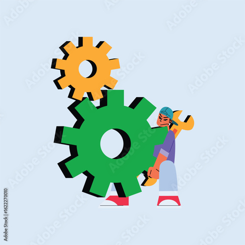 Financial System Optimization Illustration