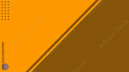 abstract geometric illustration divided diagonally into two halves