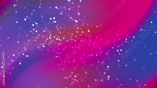Abstracts Particles Mesmerizing abstract background with swirling pink and blue hues featuring sparkling bokeh effects