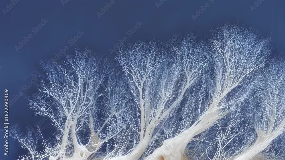 Detailed microscopic perspective highlighting connective tissue breakdown and bone loss adjacent to exposed tooth root. Detailed microscopic perspective highlighting connective tissue breakdown and bone loss adjacent to exposed tooth root.