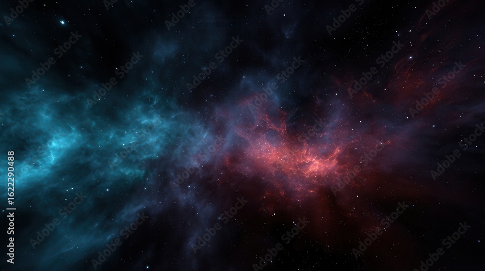 Naklejka premium High quality photo of deep space background.