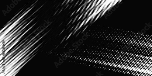 Wallpaper Mural Dots halftone white and bllack color pattern gradient grunge texture background. Dots pop art comics sport style modern art type2 Torontodigital.ca