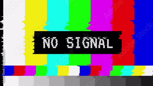 Wallpaper Mural Animated video background static color with noise and glitch 4K Video Torontodigital.ca