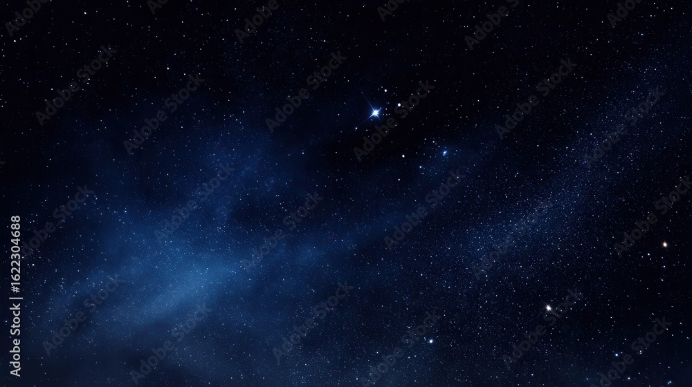 Fototapeta premium High quality photo of blue space background.